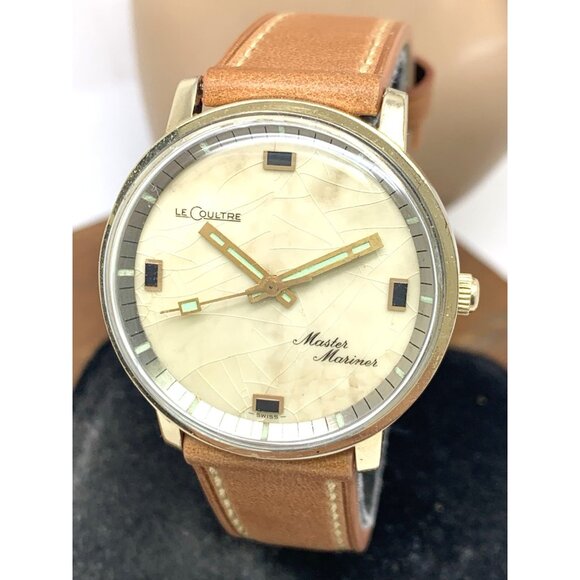 Jaeger-LeCoultre Master Mariner Watch Vintage Swiss Automatic 34mm 10k GF Case - Picture 1 of 15